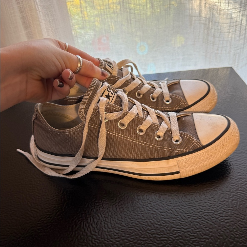 Converse Women's Sneakers in Brown and White
